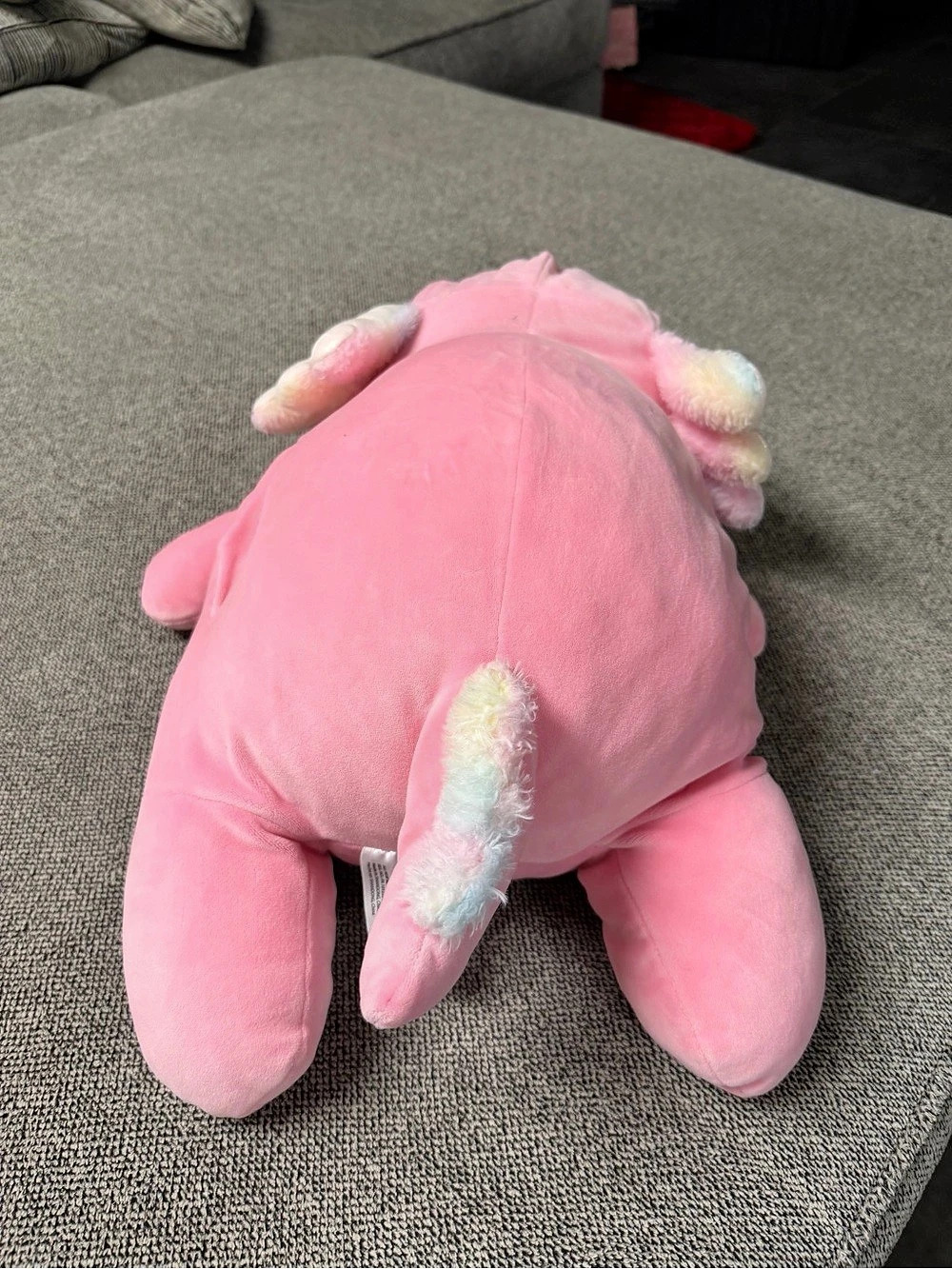 Aldi Little Town Pink Axolotl Hand Warmer Cuddle Plush Pillow - Picture 4 of 5